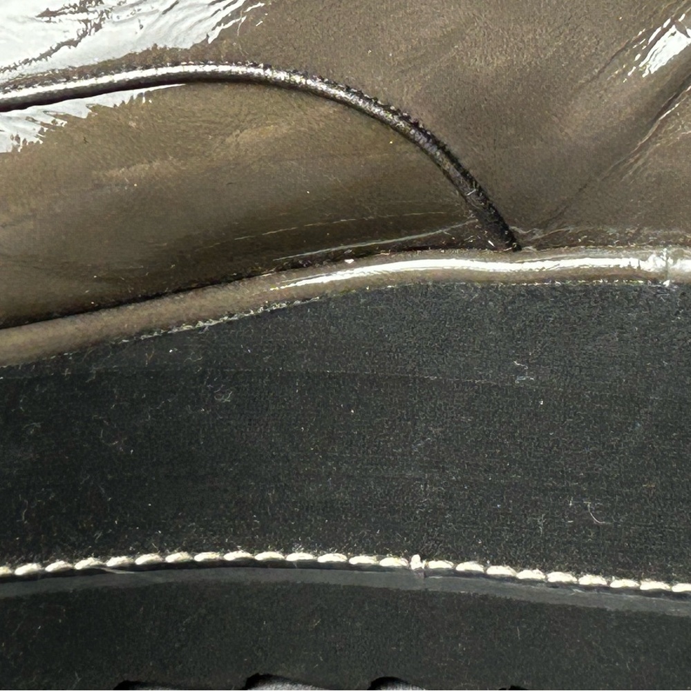 Stuart Weisman Glossy Platform Oxford Shoes Size 7 - Picture 4 of 8